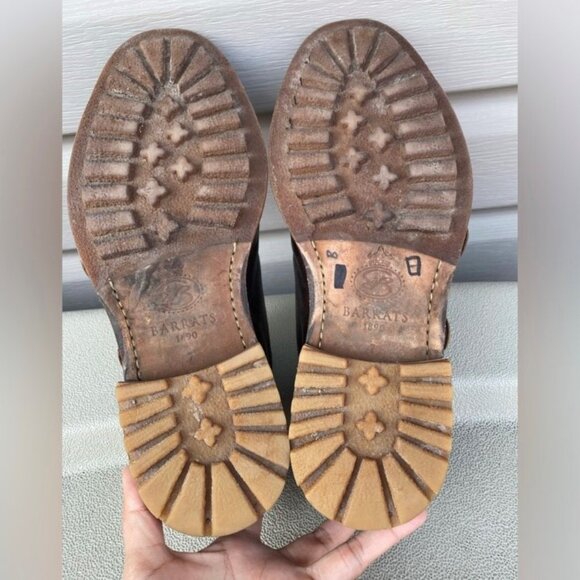 Barrats Double Monk Strap Leather Dress Shoes - Picture 9 of 10